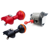 Maxbell Underwater Dive Flashlight Mount Bracket Strobe Arm Adapter Ball Mount Black