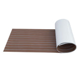 Maxbell EVA Yacht Traction Non-Slip Grip Mat for Kayaks Surfboards Brown White