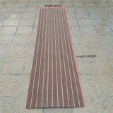Maxbell EVA Yacht Traction Non-Slip Grip Mat for Kayaks Surfboards Brown White