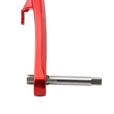 Maxbell Bicycle Pedal Crank Steel Thread Tap Dental Machine Arms Silver Right