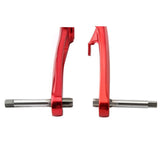 Maxbell Bicycle Pedal Crank Steel Thread Tap Dental Machine Arms Silver Left Right