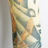 Maxbell Men Summer Elastic Ultra-thin Quick-drying Long Sleeve Tattoo Bodysuit No.17