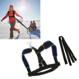 Maxbell Fitness Sled Harness Workout Speed Trainer Vest Belt with Pull Strap