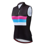 Maxbell Cycling Vest Jersey Women Sleeveless Breathable Reflective Tops Black S