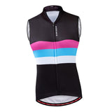 Maxbell Cycling Vest Jersey Women Sleeveless Breathable Reflective Tops Black S