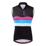 Maxbell Cycling Vest Jersey Women Sleeveless Breathable Reflective Tops Black XL