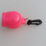 Maxbell Scuba Dive Silicone Mouthpiece Cover with Clip Regulator Octo Holder Pink
