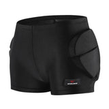 Maxbell Skating Hips Protector Pants Teens Skiing Padded Protective Shorts Black S