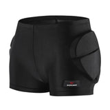 Maxbell Skating Hips Protector Pants Teens Skiing Padded Protective Shorts Black S