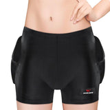 Maxbell Skating Hips Protector Pants Teens Skiing Padded Protective Shorts Black S
