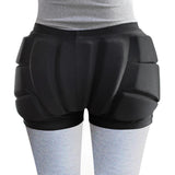 Maxbell Skating Hips Protector Pants Teens Skiing Padded Protective Shorts Black M