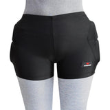 Maxbell Skating Hips Protector Pants Teens Skiing Padded Protective Shorts Black M