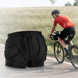 Maxbell Skating Hips Protector Pants Teens Skiing Padded Protective Shorts Black M