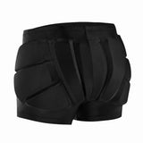 Maxbell Skating Hips Protector Pants Teens Skiing Padded Protective Shorts Black L
