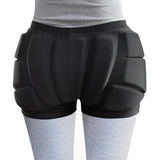 Maxbell Skating Hips Protector Pants Teens Skiing Padded Protective Shorts Black L