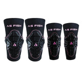 Maxbell Protective Gear Set Elbow Knee Pads for Skating Cycling Bike Scooter Pink