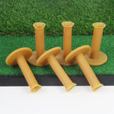 Maxbell 6pcs Super Soft Golf Tees  Rubber Driving Range Mat Practice Tee Holder 75mm