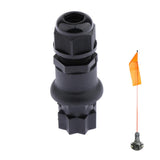 Maxbell Safety Flag Mount Base Canoe Kayak Flag Pole Role Holder DIY Accessories