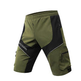 Maxbell 2 in 1 Cycling Shorts Gel Padded Underwear Liner Loose Fit Half Pants S