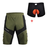 Maxbell 2 in 1 Cycling Shorts Gel Padded Underwear Liner Loose Fit Half Pants S