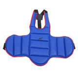 Maxbell Taekwondo Chest Guard Kids Adult Martial Art Chest Body Protector Blue  M
