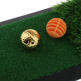 Maxbell Home Golf Practice Mat Backyard Training Hitting Pad Two- Color Golf Turf