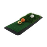 Maxbell Home Golf Practice Mat Backyard Training Hitting Pad Two- Color Golf Turf