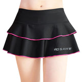 Maxbell Women's Cycling Padded Skirt Tennis Golf Yoga Shorts Pants Swing Skirt S