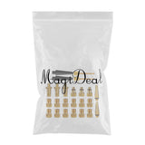 Maxbell 24 Pieces Bicycle Valve Adapter Bike Gas Filling Needle Air Pump Compressor