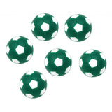 Maxbell 6pcs 32mm Table Soccer Football Foosball Balls Fussball Replacement Green