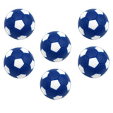 Maxbell 6pcs 32mm Table Soccer Football Foosball Balls Fussball Replacement Blue