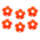 Maxbell 6pcs 32mm Table Soccer Football Foosball Balls Fussball Replacement Orange