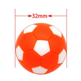 Maxbell 6pcs 32mm Table Soccer Football Foosball Balls Fussball Replacement Orange