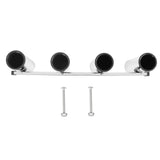 Maxbell 4 Tube Fishing Rod Holder Pole Side Mount Bracket Rack for Boat Marine Kayak