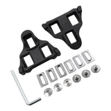 Maxbell 2 Pieces Anti-slip Road Bike Bicycle Pedal Cleats Set Self-locking Black