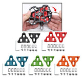 Maxbell 2 Pieces Anti-slip Road Bike Bicycle Pedal Cleats Set Self-locking Black