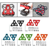 Maxbell 2 Pieces Anti-slip Road Bike Bicycle Pedal Cleats Set Self-locking Black