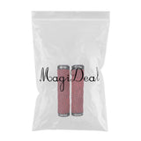 Maxbell 1 Pair Soft Rubber Bicycle Handlebar Grips Non-slip Handlebar Grip Protector Red