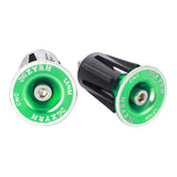 Maxbell 1 Pair Aluminum Alloy Bicycle Bike Handlebar End Plugs Bar End Caps Green