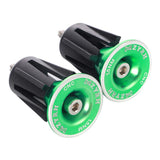 Maxbell 1 Pair Aluminum Alloy Bicycle Bike Handlebar End Plugs Bar End Caps Green