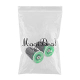 Maxbell 1 Pair Aluminum Alloy Bicycle Bike Handlebar End Plugs Bar End Caps Green