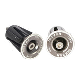 Maxbell 1 Pair Aluminum Alloy Bicycle Bike Handlebar End Plugs Bar End Caps Silver