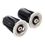 Maxbell 1 Pair Aluminum Alloy Bicycle Bike Handlebar End Plugs Bar End Caps Silver