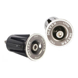 Maxbell 1 Pair Aluminum Alloy Bicycle Bike Handlebar End Plugs Bar End Caps Silver