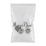 Maxbell 1 Pair Aluminum Alloy Bicycle Bike Handlebar End Plugs Bar End Caps Silver