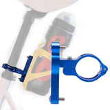 Maxbell Aluminum Adjustable MTB Bike Water Drink Bottle Holder Rack Cage Bracket Blue