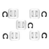 Maxbell 5 Sets Bicycle Brake Cable Line Fixing Clip Mountain Bike Wire Holder Sliver