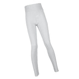 Maxbell Women's High Waist Yoga Pants Tummy Control Butt Lift Tights White XL