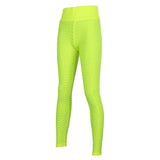Maxbell Women's High Waist Yoga Pants Tummy Control Butt Lift Tights Green L
