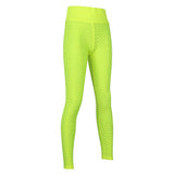 Maxbell Women's High Waist Yoga Pants Tummy Control Butt Lift Tights Green L
